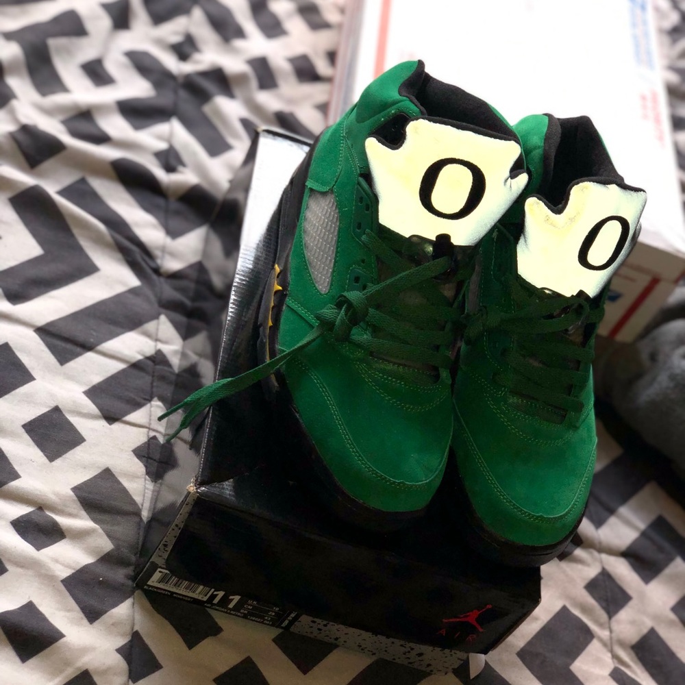 Jordan 5s Oregon Ducks